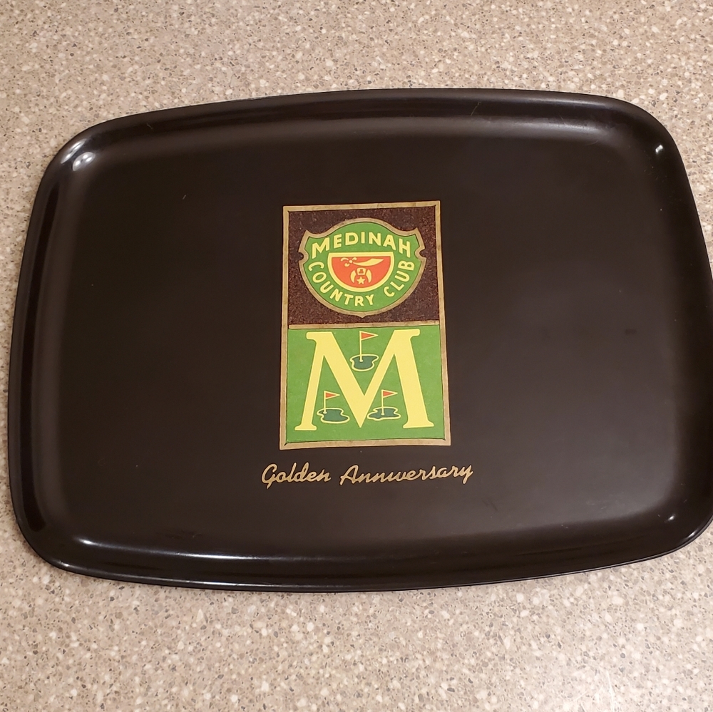 Medinah Country Club Platter - 50 Year Anniversary Collectible Golf